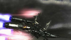 N-WGIX/v using a VOB unit in the battle's opening cutscene