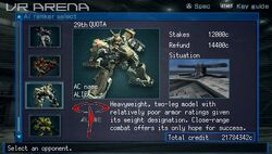 Quota | Armored Core Wiki | Fandom