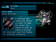 Arena AC2 Rank 36 Death Merchant profile 1