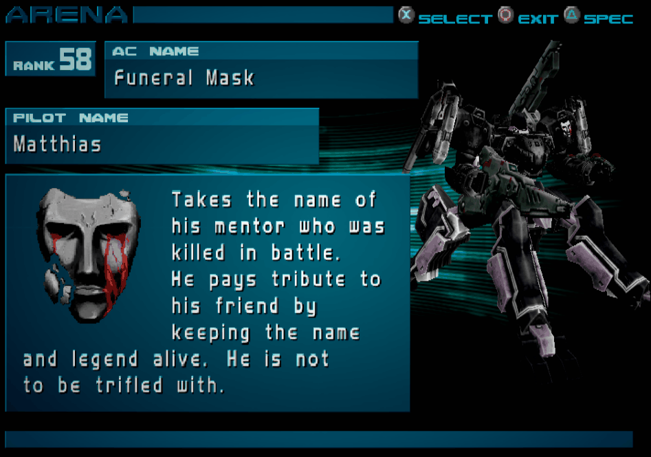 D, Armored Core Wiki