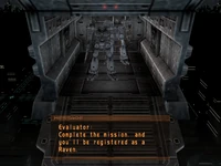 Apple Boy and The Raven preparing to enter the combat zone.