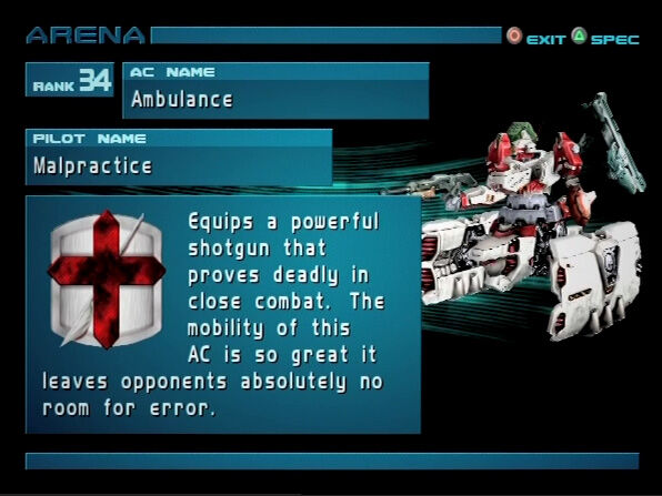 Ares, Armored Core Wiki