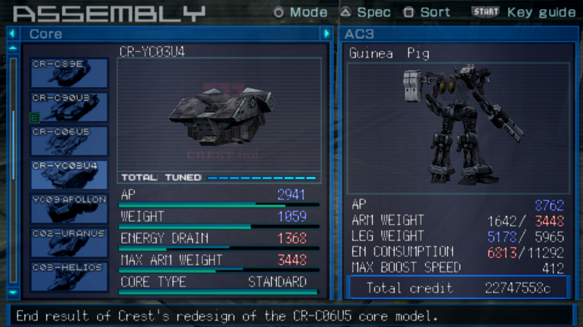 CR-YC03U4 | Armored Core Wiki | Fandom CR-YC03U4 | Armored Core Wiki | Fandom