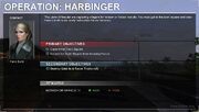 Harbinger Briefing