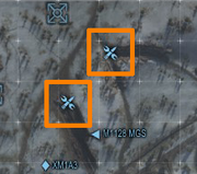 Blue team's supply zones
