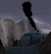 Blue Train in PS1 Army Men World War