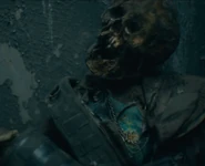 A skeleton is implied to belong to Peters from an alternate timeline