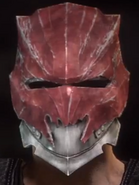 Alpha wearing Salem's "El Diablo" mask.