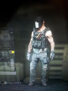 Alpha wearing Salem's tactical gear.