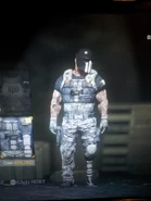Alpha wearing Rios' "Executive" tactical gear