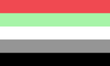 Akoiromantic / Lithromantic flag by Pride Color Schemes on Tumblr
