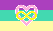 Alternative polyplatonic relationship flag by neopronouns on Tumblr.