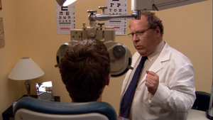 George Michael visits an optometrist. {{ep|2x5}}