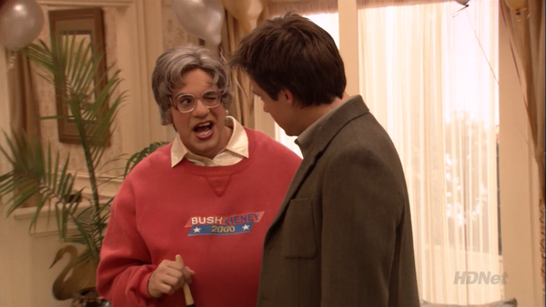 , as  winks at Michael