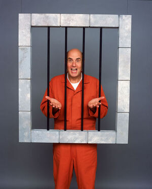 Publicity - George behind bars