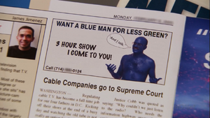 Tobias' ad, as seen in ""