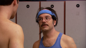 Tobias' hair plugs, from ""