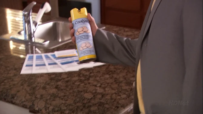 Cookies scented spray