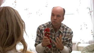 Johnny Bark leaves the tree he is camped in to tell Lindsay he loves her. Moments after he leaves the tree, it is ripped down. "That's why you never leave the tree," he says. ("Key Decisions")