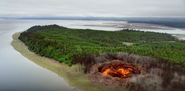 Firestorm absorbe toute l'énergie nucléaire d'une bombe atomique.