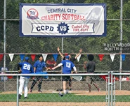 match de baseball police vs pompier