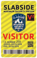 Badge de la prison de Slabside.