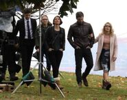 Barry, Kara, Alex Oliver et Felicity