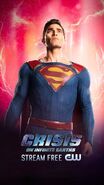 Poster crisis on infinite Earths Superman
