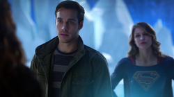 Mon-El, Kara and Rhea in the Fortress of Solitude