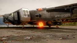 The Waverider, a timeship.