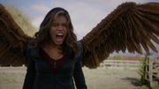 Kendra sprouting wings due to rage.png