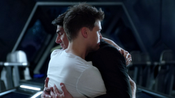 Nate hugs Ray goodbye