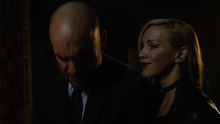 Black Siren confronts Quentin