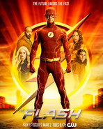 The Flash season 7 poster - The Future Favors the Fast