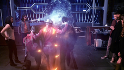 Jay Garrick speeds through the breach