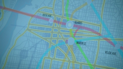The Glades subway map