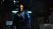 Deathstroke attacks Caitlin and Cisco