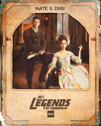 DC's Legends of Tomorrow Season 5 poster - "He's been crushing on her"