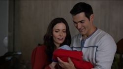 Lois and Clark with Jonathan on Argo.