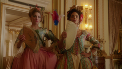 Ava and Zari in high class attires at the Versailles 1793