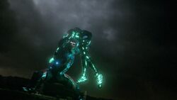 Atom pelea contra el Leviathan