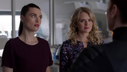 Alex warns Lena and Eve about the government