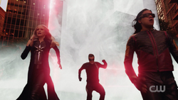 A possible vision of Central City hit by .