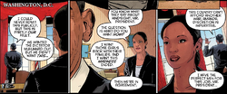 Obama is visited by Amanda Waller