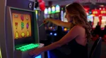 Becky Sharpe plays a slot machine