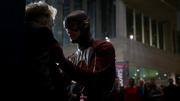 Flash and Trickster first met and fight