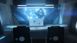 Fort Rozz orbiting the blue sun .