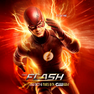 The Flash season 2 poster - It's Go Time