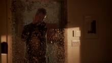 Clive Yorkin makes Iris' door disintegrate