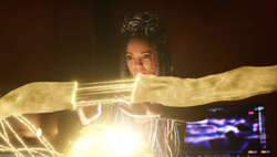 Charlie uses the Loom.